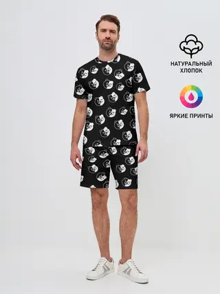 Мужской костюм с шортами / Монокума
