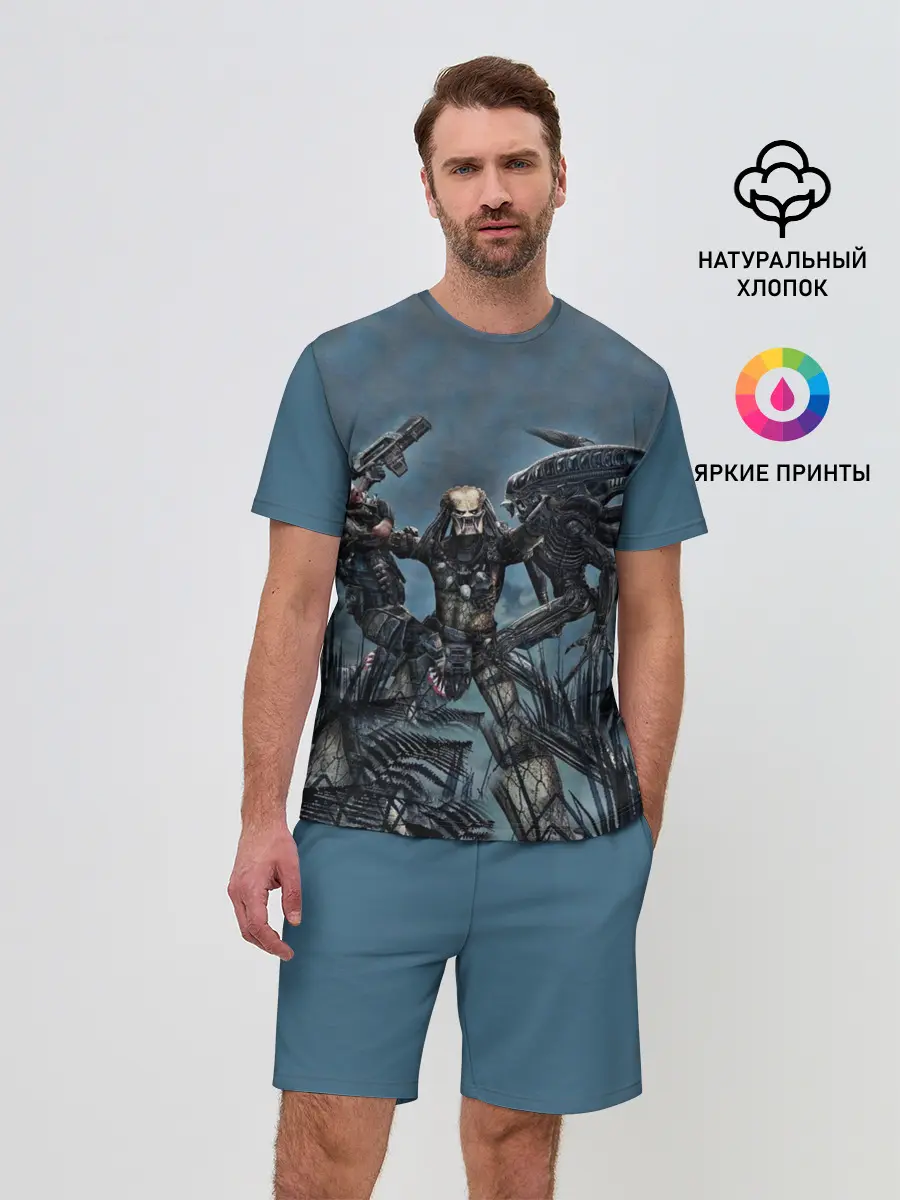 Мужской костюм с шортами / Фильм Хищник