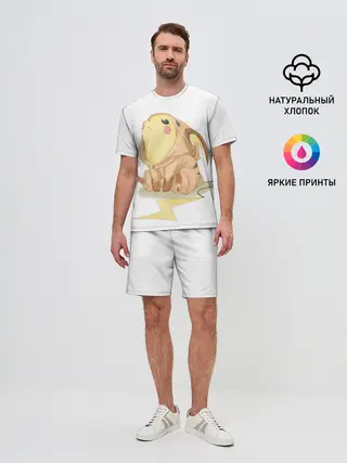 Мужской костюм с шортами / Милые покемоны