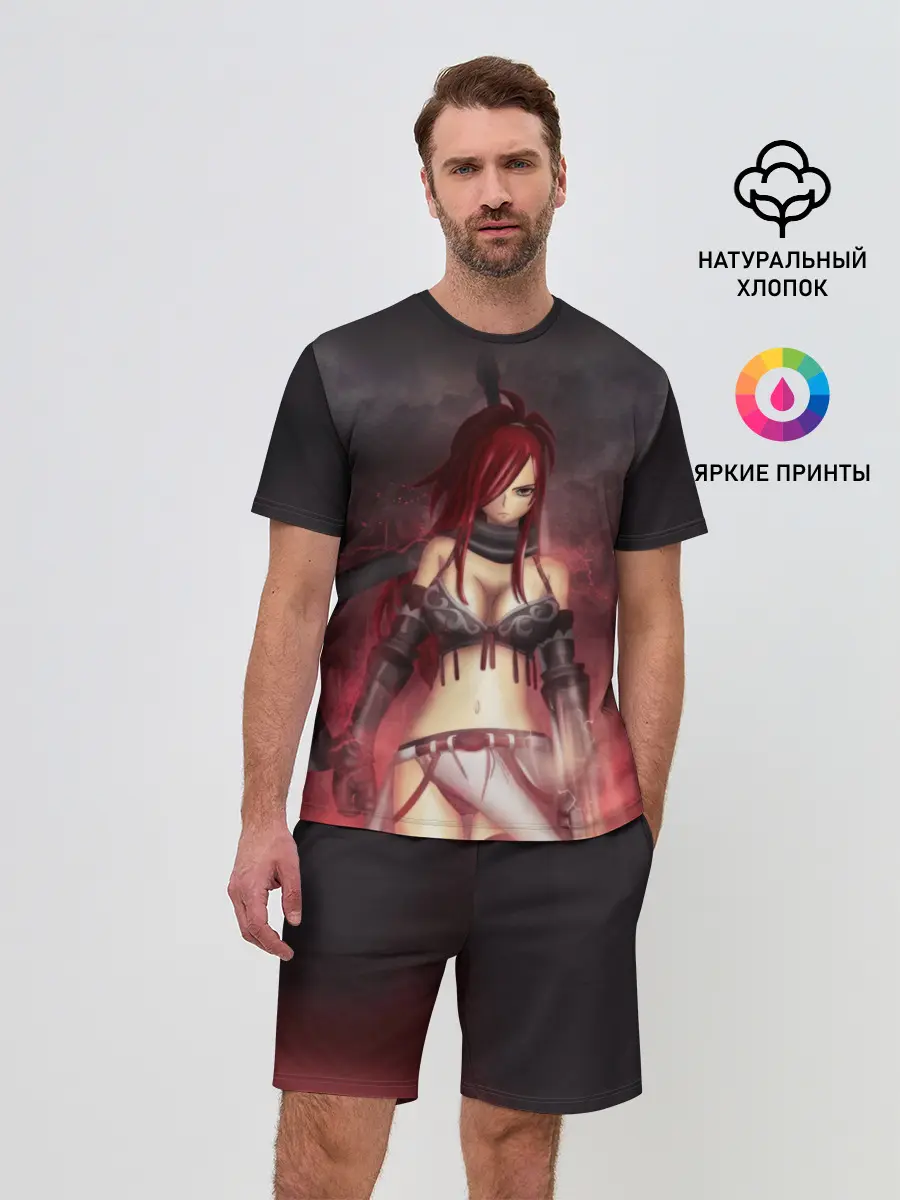 Мужской костюм с шортами / Алая Эльза