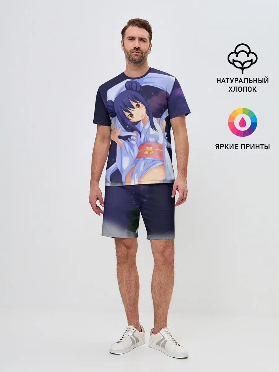 Мужской костюм с шортами / Fairy Tail Wendy