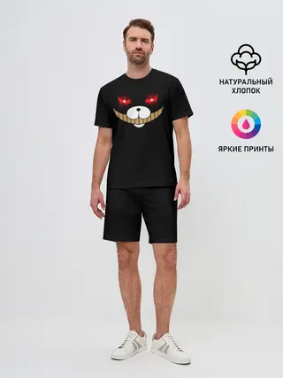 Мужской костюм с шортами / KUROKUMA на черном