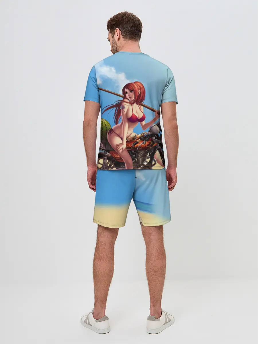 Мужской костюм с шортами / Манга Хвост Феи