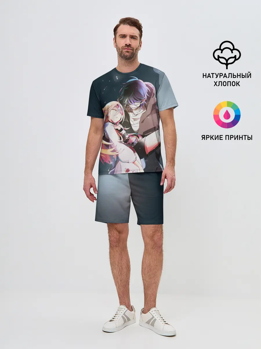 Мужской костюм с шортами / Death art