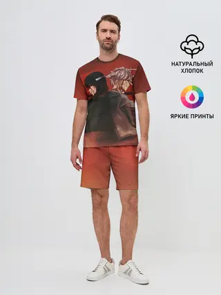 Мужской костюм с шортами / Back to back