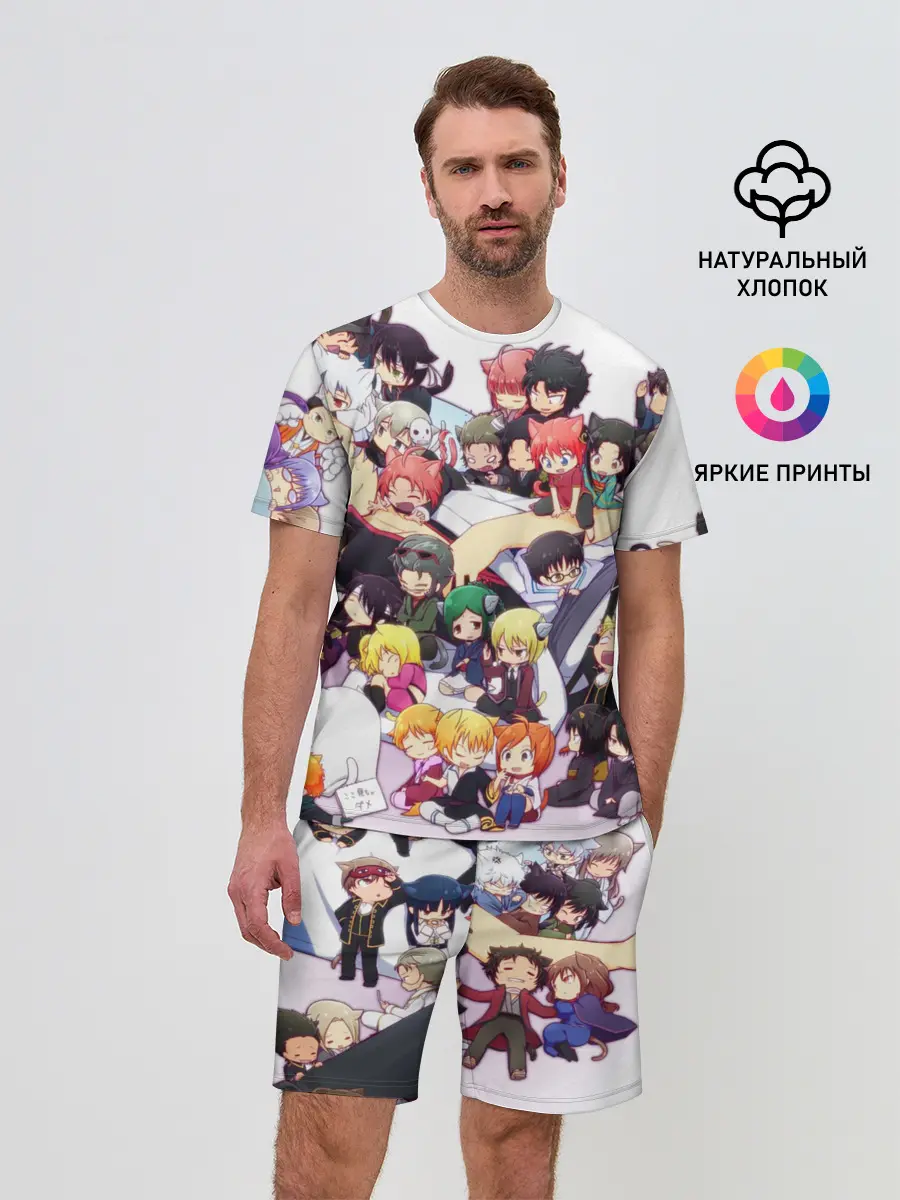 Мужской костюм с шортами / Full Gintama