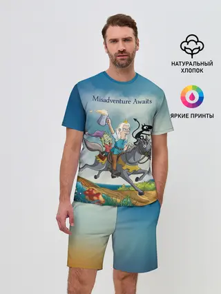 Мужской костюм с шортами / Misadventure Awaits