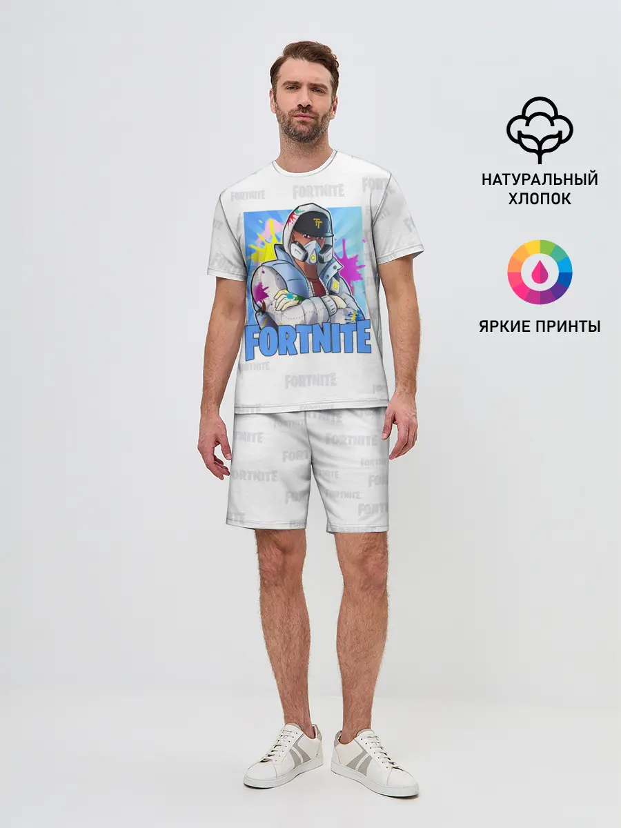 Мужской костюм с шортами / Fortnite Fan Art