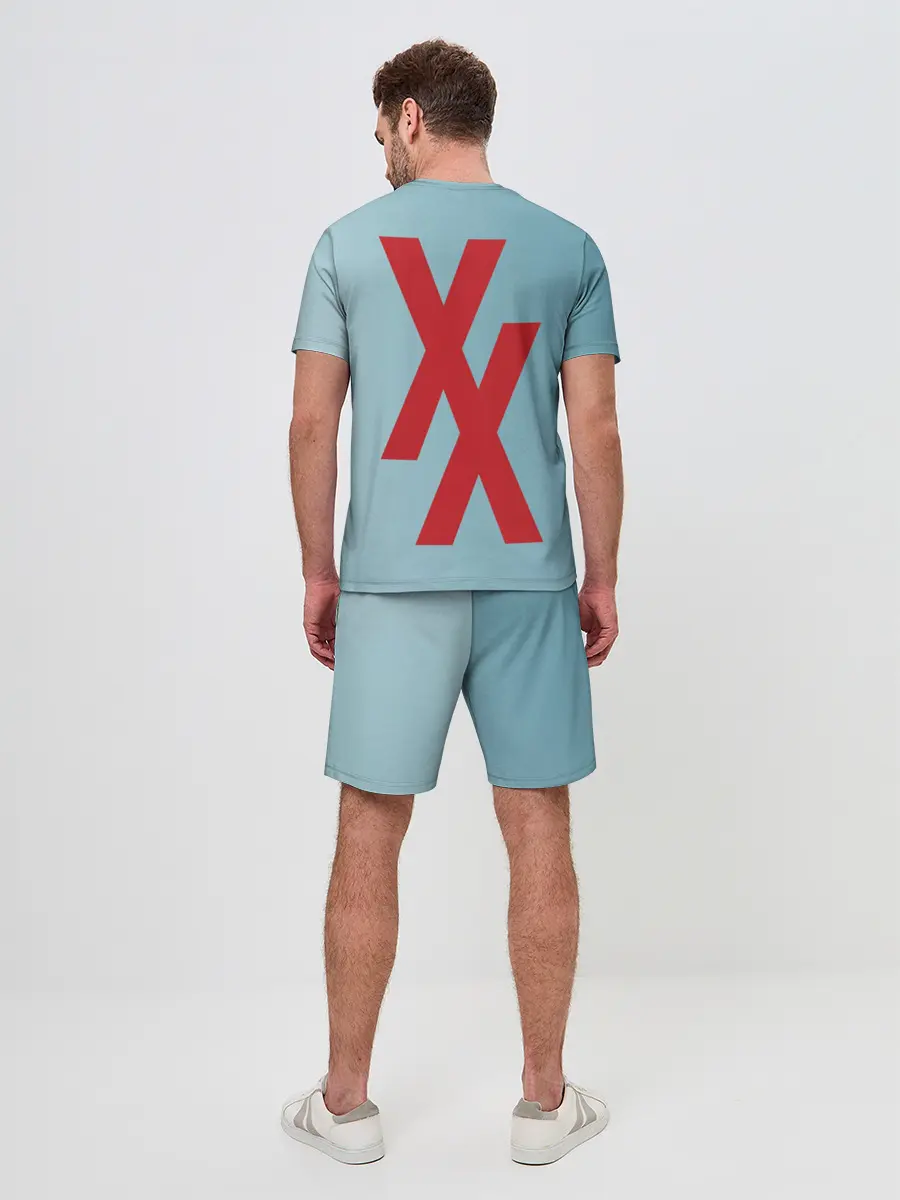 Мужской костюм с шортами / Machine gun kelly