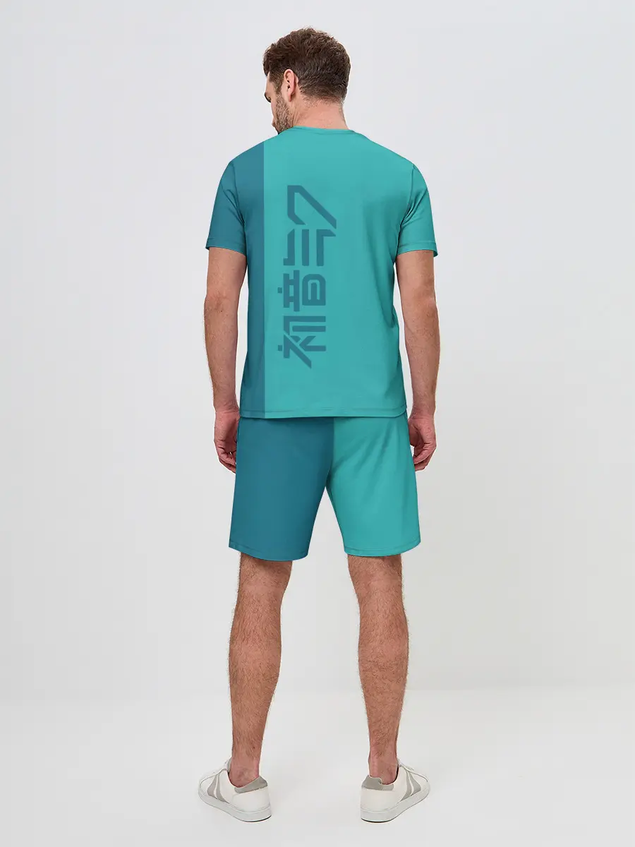 Мужской костюм с шортами / Хацуне Мику 01