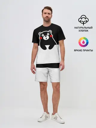 Мужской костюм с шортами / Kumamon повис
