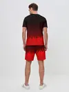 Мужской костюм с шортами / Kumamon горит