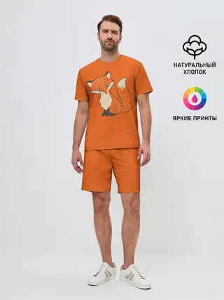 Мужской костюм с шортами / Лисичка