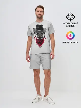 Мужской костюм с шортами / Мопс