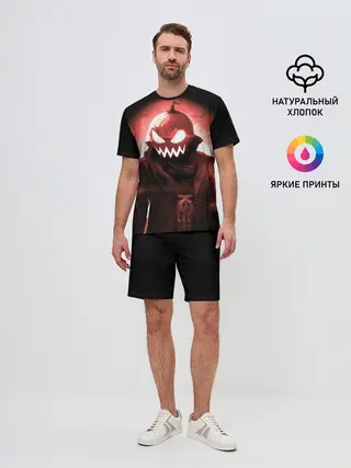 Мужской костюм с шортами / Тыква