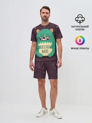 Мужской костюм с шортами / Монстр обнимашки