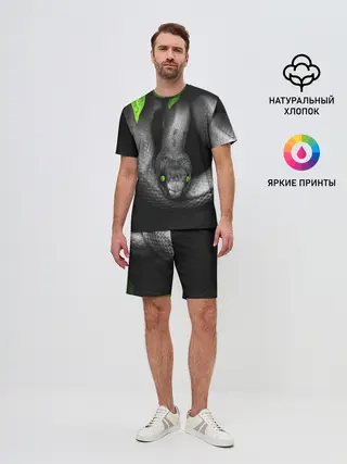 Мужской костюм с шортами / Змея