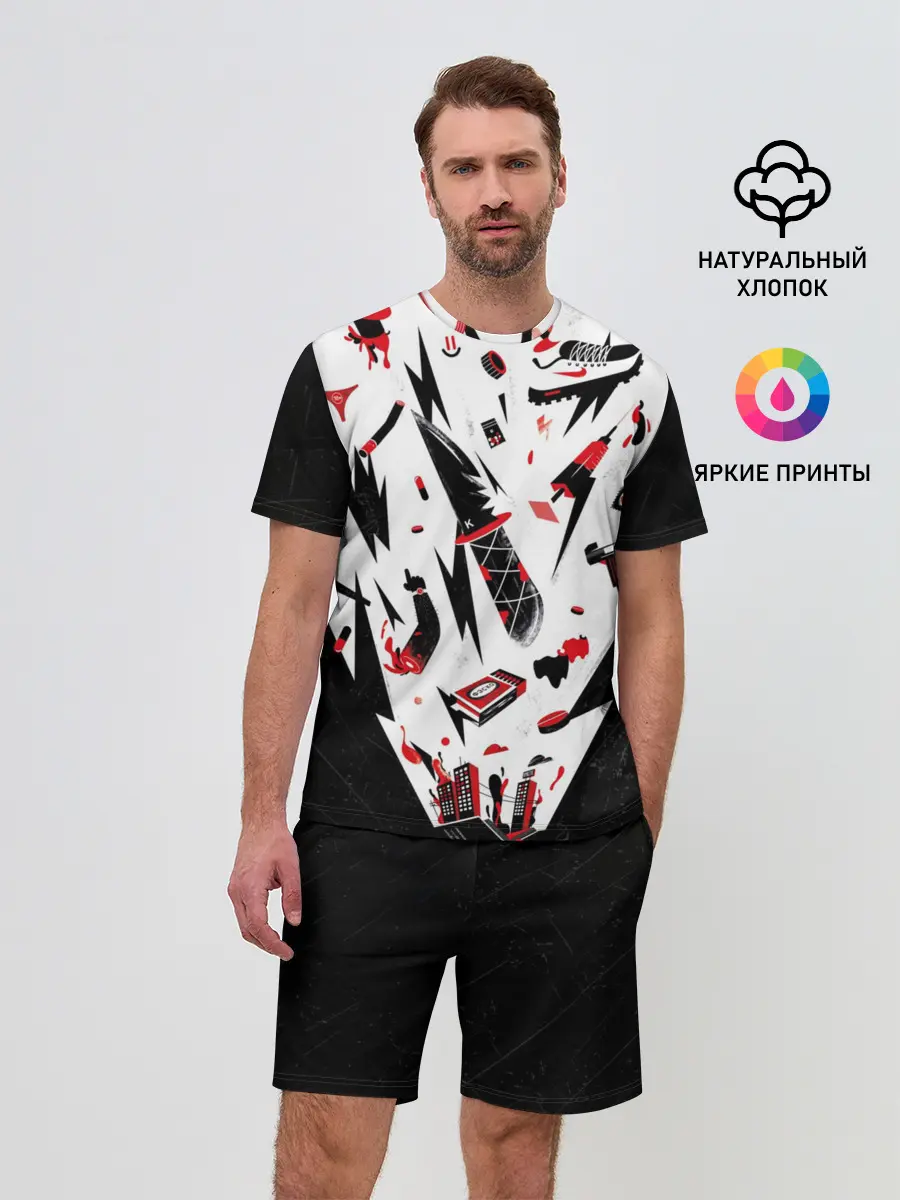 Мужской костюм с шортами / Кровосток