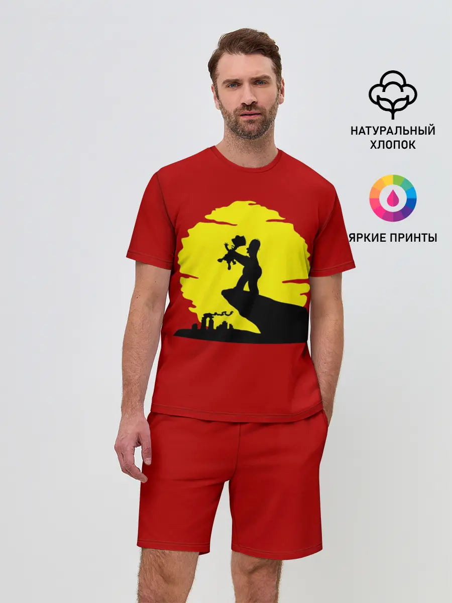 Мужской костюм с шортами / Гомер и Барт