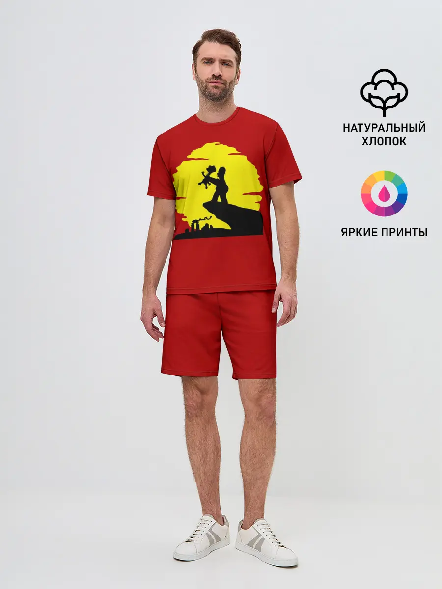 Мужской костюм с шортами / Гомер и Барт