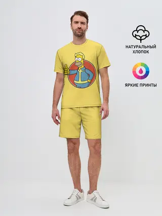 Мужской костюм с шортами / Homer Fallout