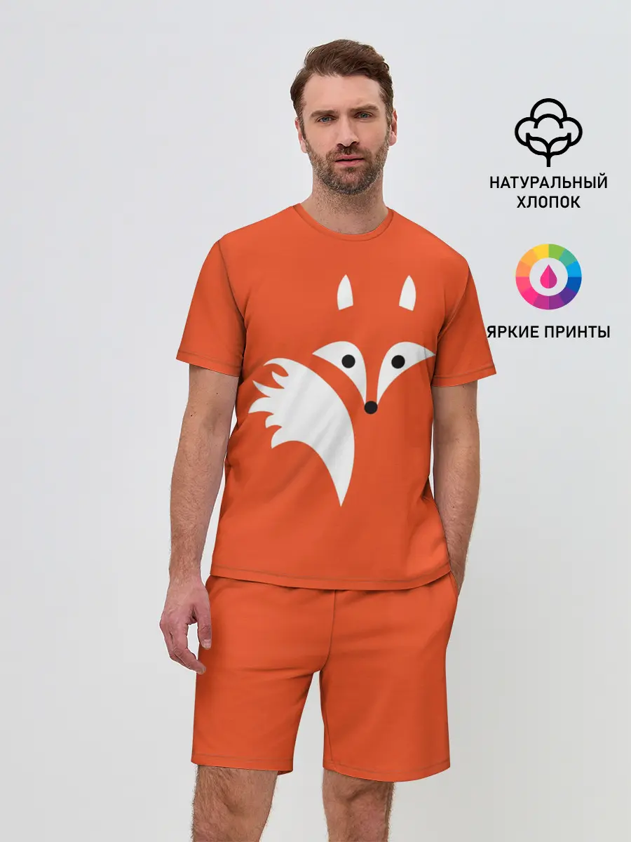 Мужской костюм с шортами / Лисичка