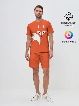 Мужской костюм с шортами / Лисичка