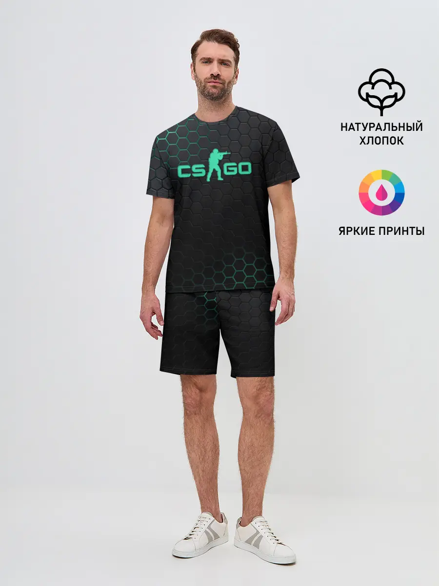 Мужской костюм с шортами / Counter-Strike
