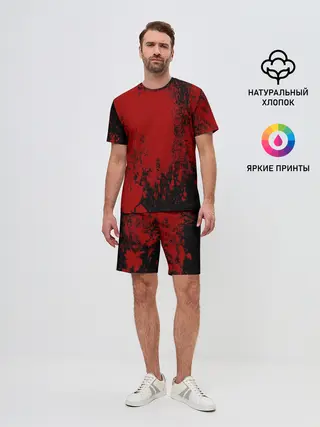Мужской костюм с шортами / Red blood