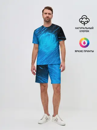 Мужской костюм с шортами / Helmet Fairy tail Moon