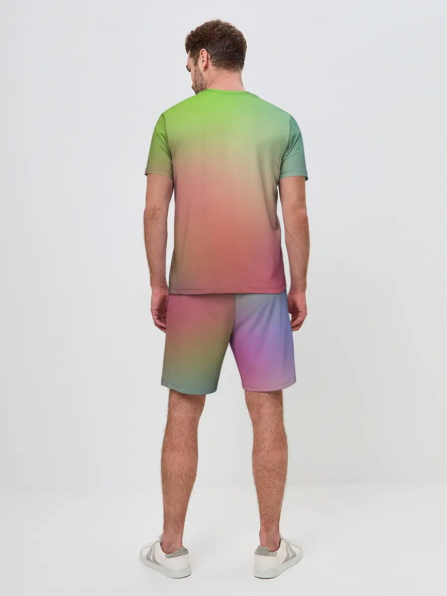 Мужской костюм с шортами / Единорог на Старте