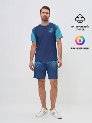 Мужской костюм с шортами / Barcelona Training 2019