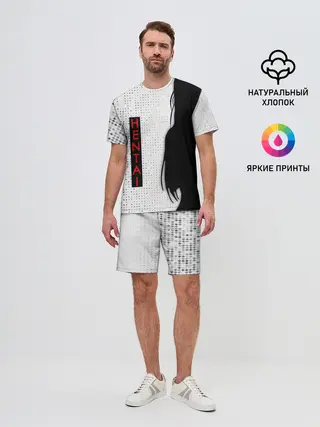 Мужской костюм с шортами / HENTAI - женский силуэт