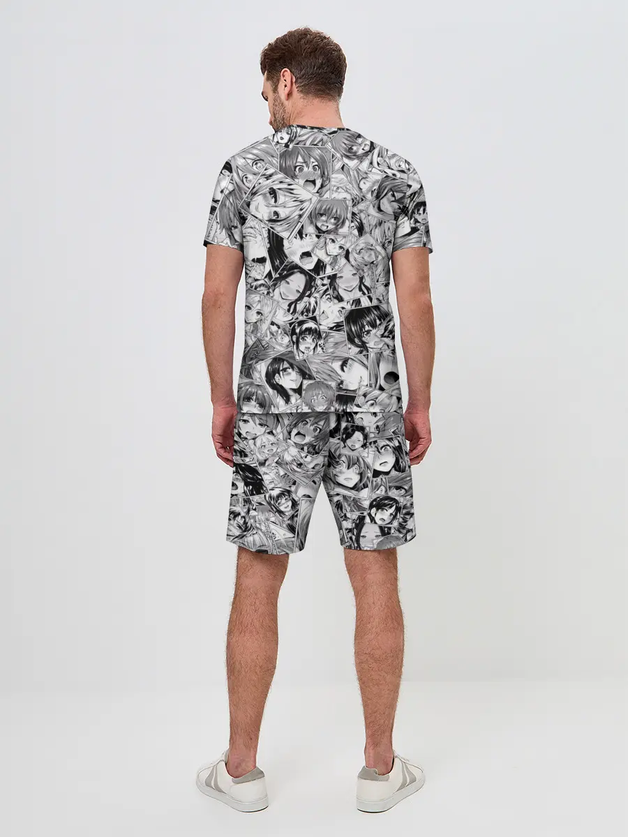 Мужской костюм с шортами / Manga ahegao