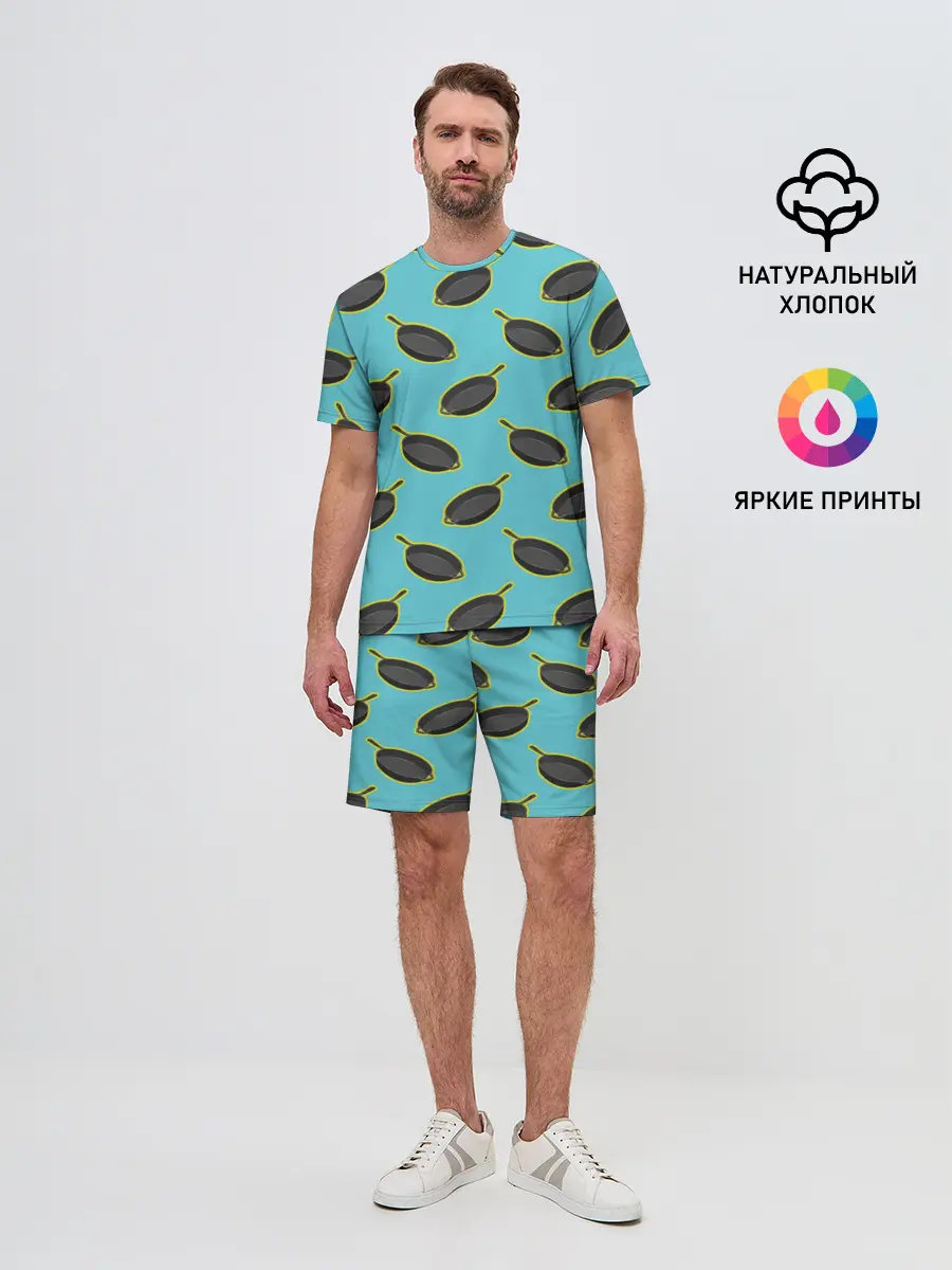 Мужской костюм с шортами / PUBG Сковородочки