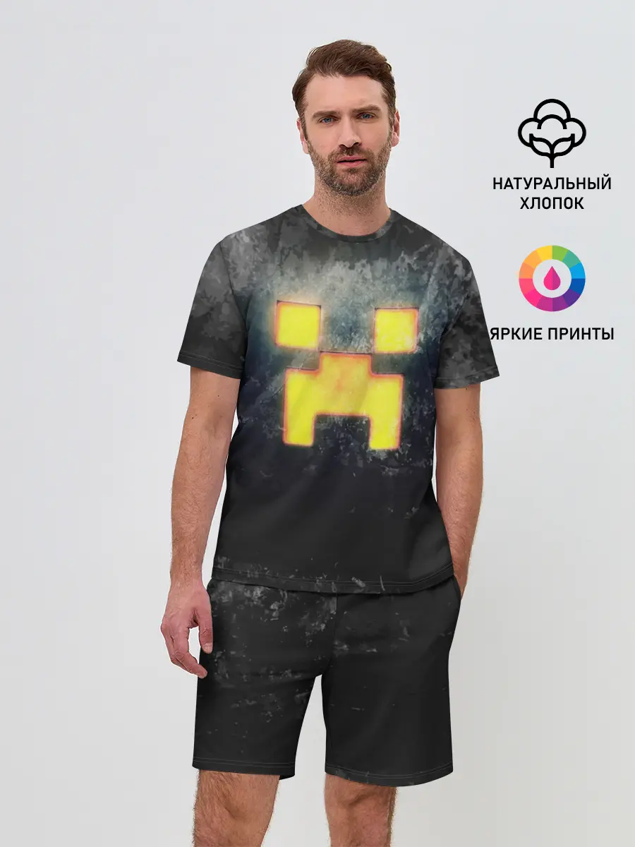 Мужской костюм с шортами / BLACK Creeper