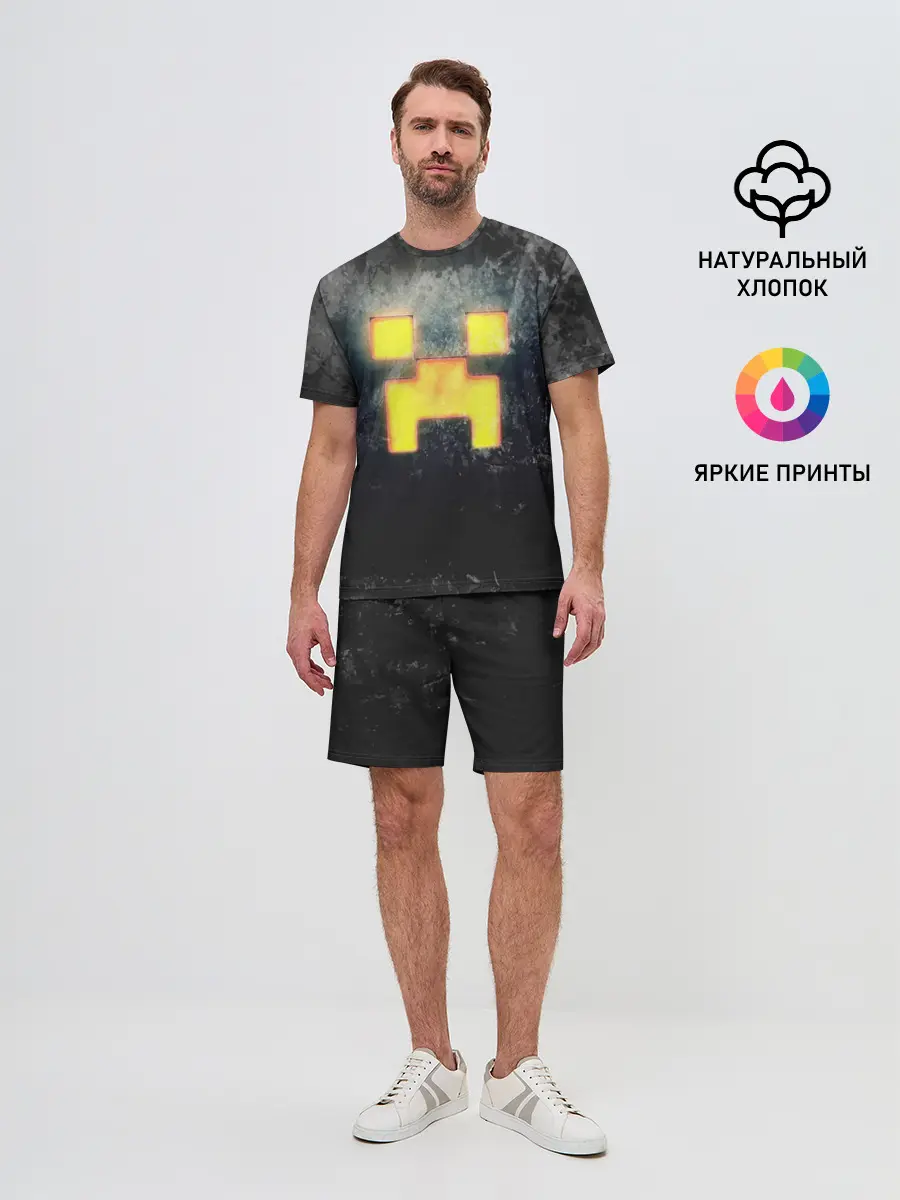 Мужской костюм с шортами / BLACK Creeper