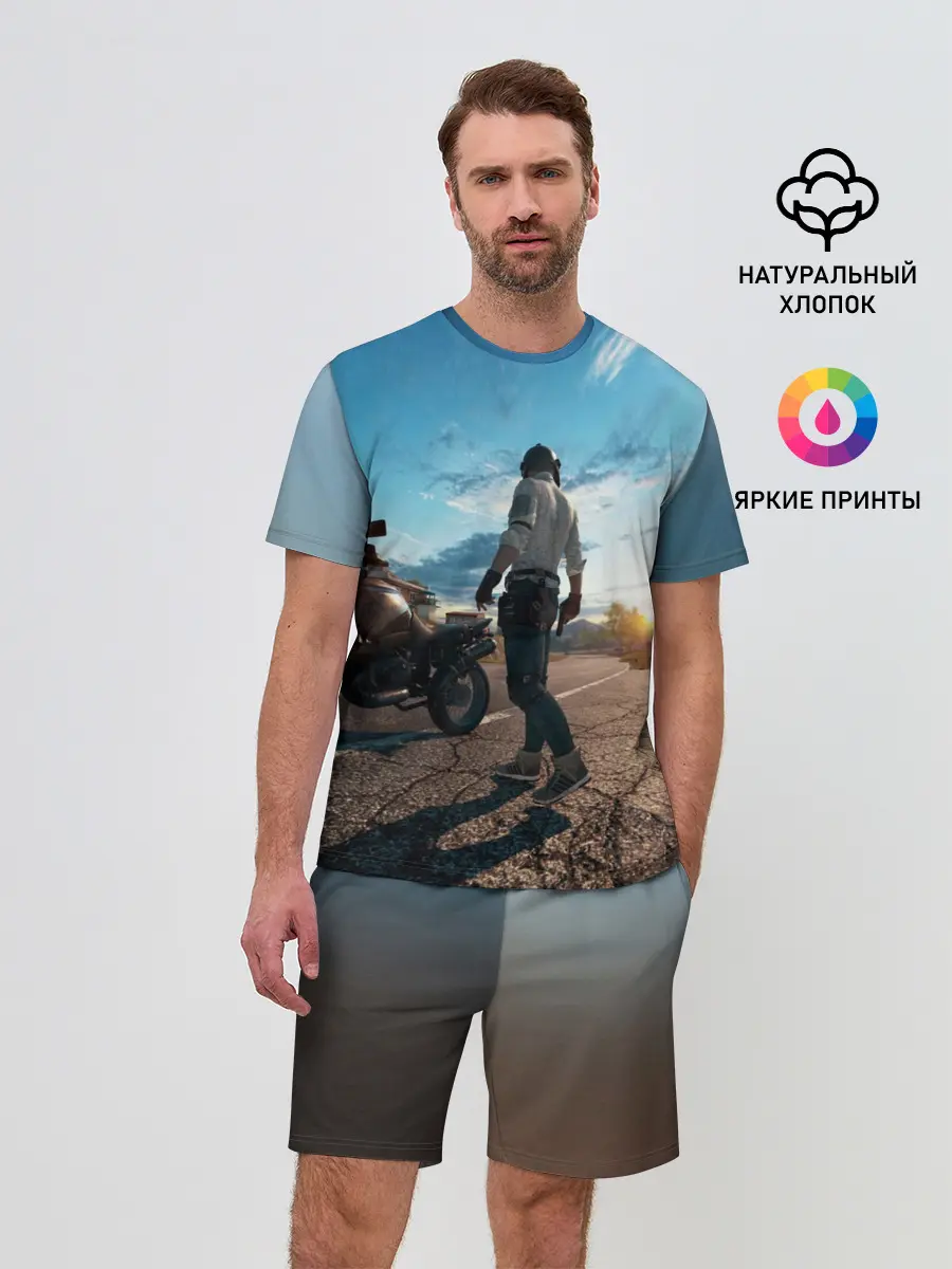 Мужской костюм с шортами / PUBG