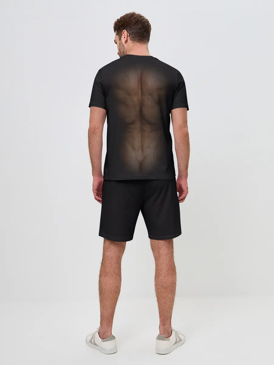Мужской костюм с шортами / Сетка