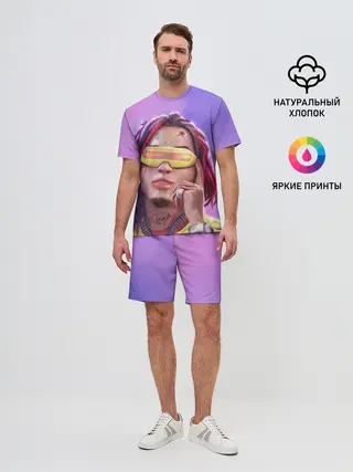 Мужской костюм с шортами / Lil Pump