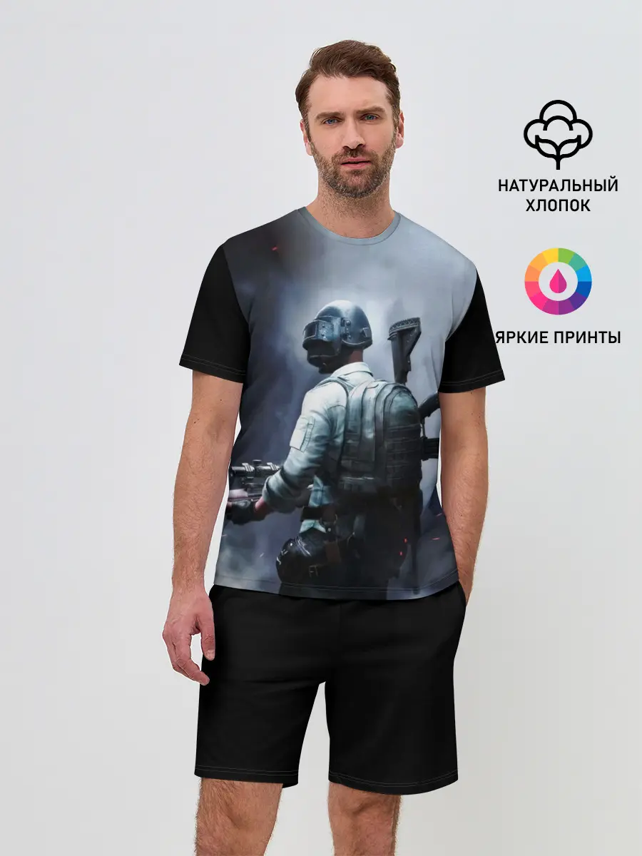 Мужской костюм с шортами / PUBG