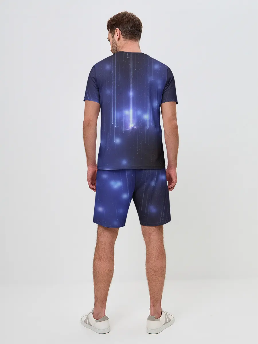 Мужской костюм с шортами / Космический Волк