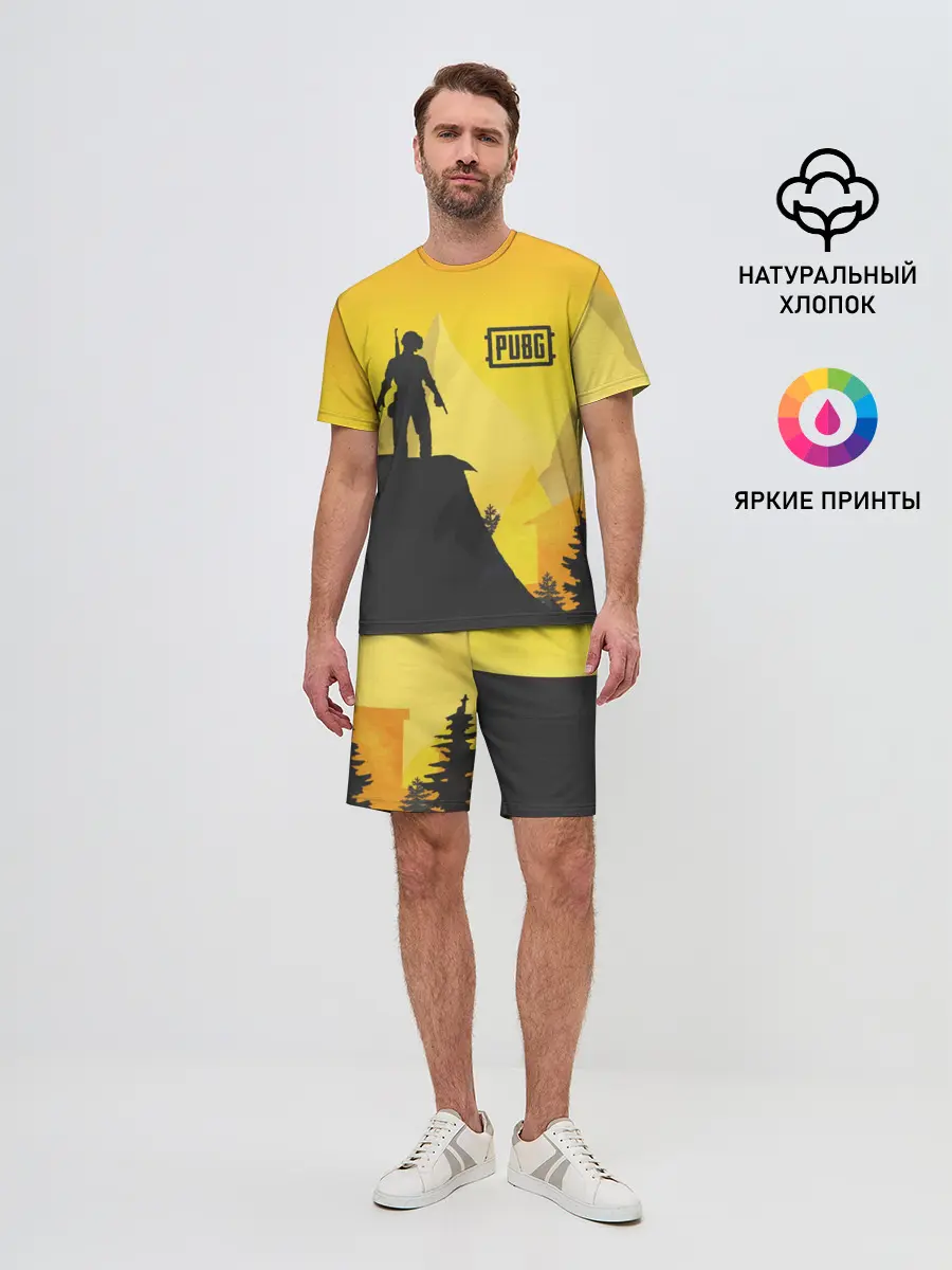 Мужской костюм с шортами / PUBG