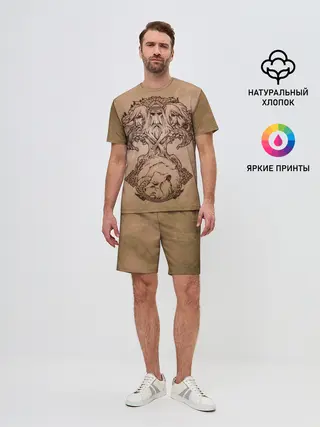 Мужской костюм с шортами / русь