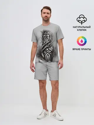 Мужской костюм с шортами / русь