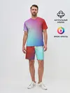 Мужской костюм с шортами / Colorful Gradient