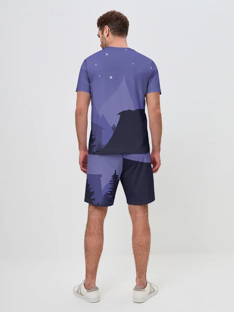 Мужской костюм с шортами / Ночной PUBG