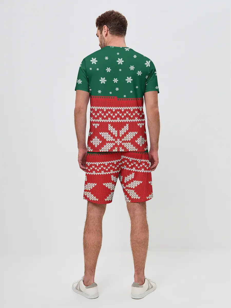 Мужской костюм с шортами / Новогодний Евгений
