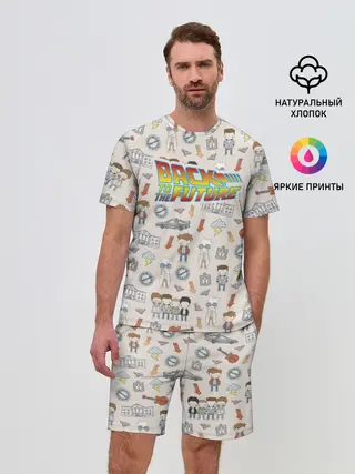 Мужской костюм с шортами / Back to the future_5