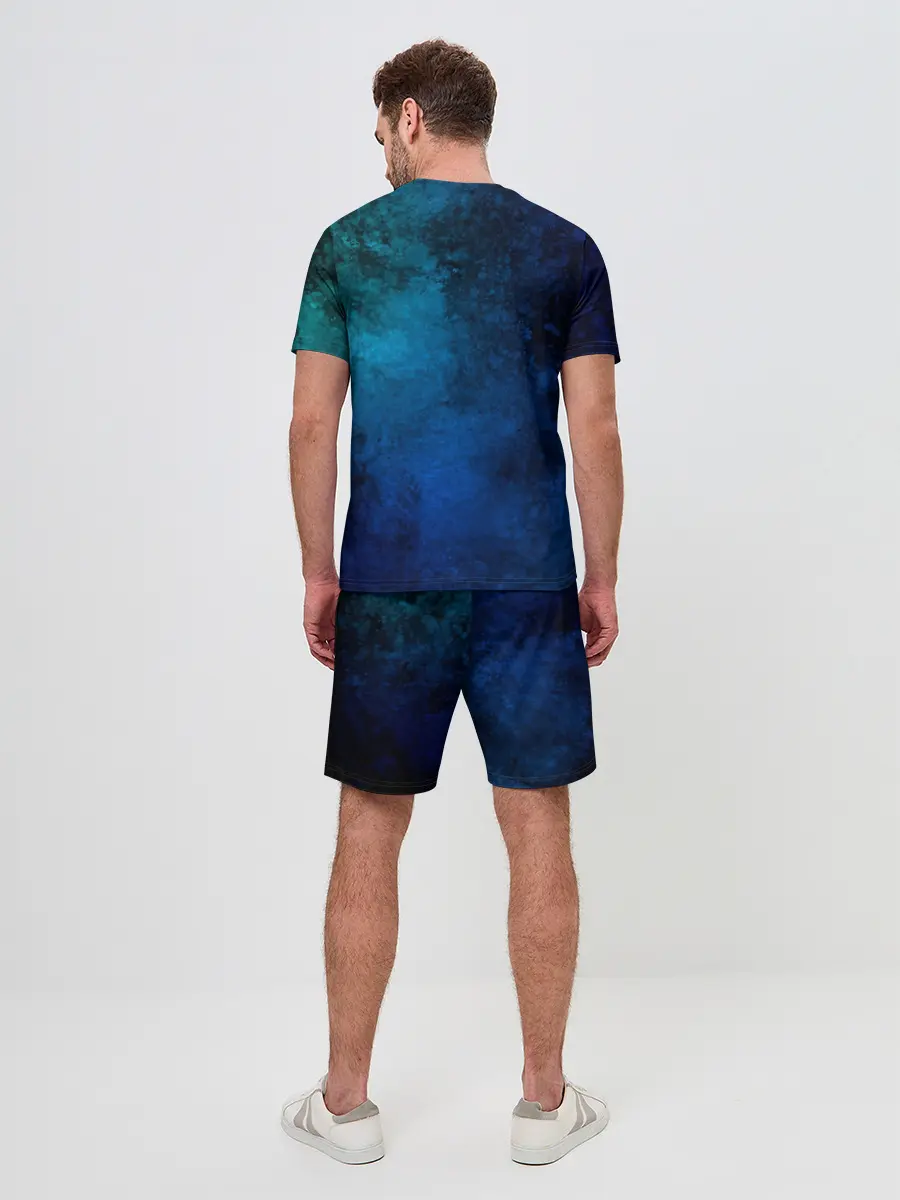 Мужской костюм с шортами / Абстракция